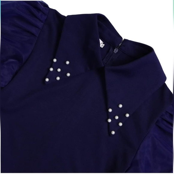 Fashion Blue midi Dress new size S, M avaliable Strech Material. - Picture 13 of 16